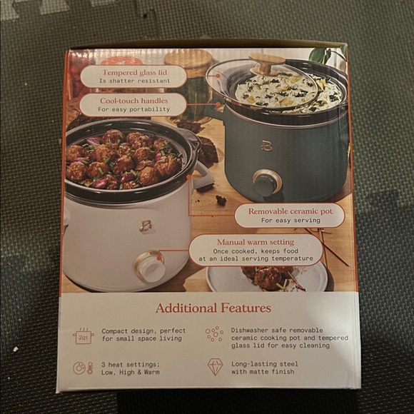 Beautiful Kitchenware Slow Cooker - Cream - Picture 2 of 2